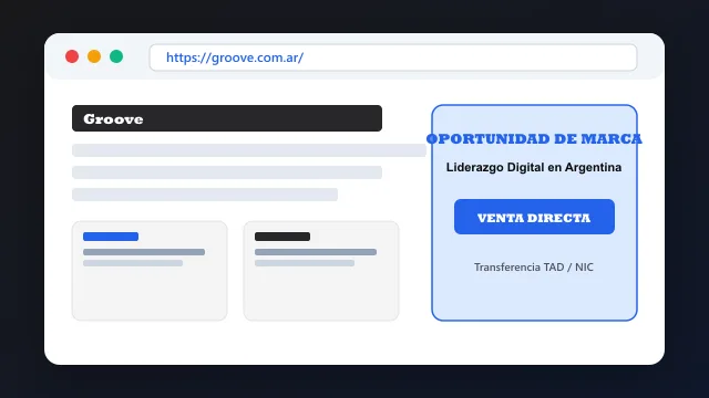 Modelo de aplicación comercial y proyectos digitales para groove.com.ar